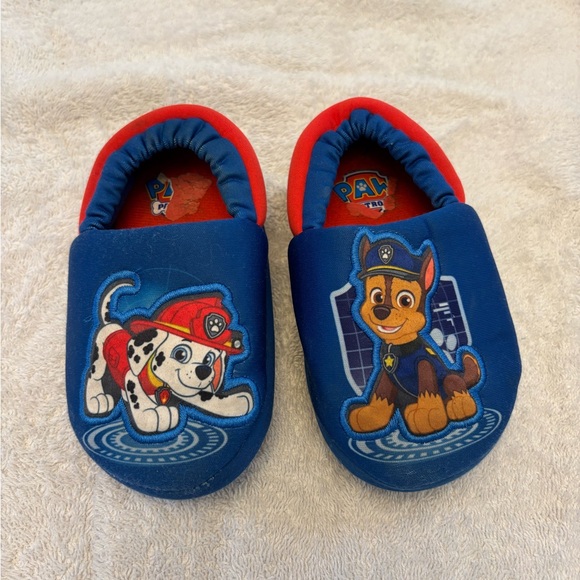 Paw patrol Blue and Red Kids' Slippers with Cartoon Characters chase house shoes - Picture 7 of 7